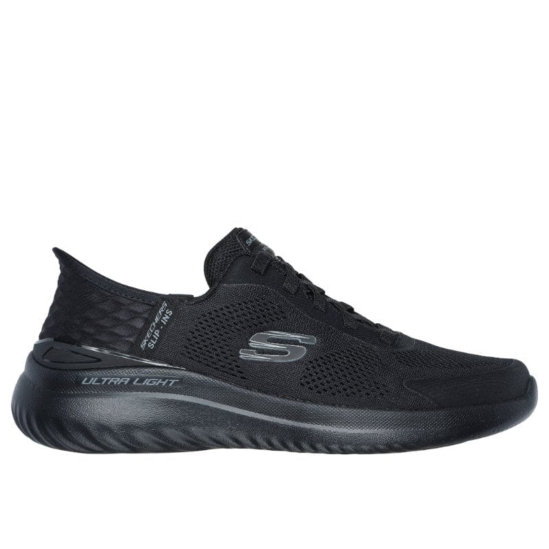 Skechers Men Mens BLACK / 8UK Skechers Mens Black Bounder 2.0 Emerged Shoe 232459