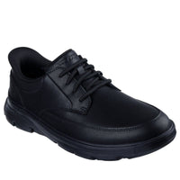 Skechers Men Mens BLACK / 8UK Skechers Mens Black Slip-ins Relaxed Fit Arch Fit Garza Rowan 205517