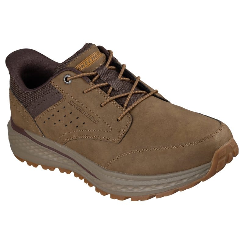 Skechers Men Mens BROWN / 8UK Skechers Mens Brown Slip On Relaxed Fit Slade Ultra Ronan Runner - 211448