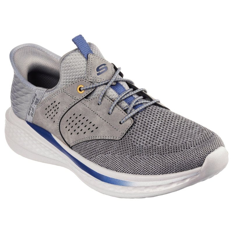 Skechers Men Mens GREY / 8UK Skechers Mens Grey Slip-ins RF Slade Caster Runner - 210889
