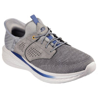 Skechers Men Mens GREY / 8UK Skechers Mens Grey Slip-ins RF Slade Caster Runner - 210889