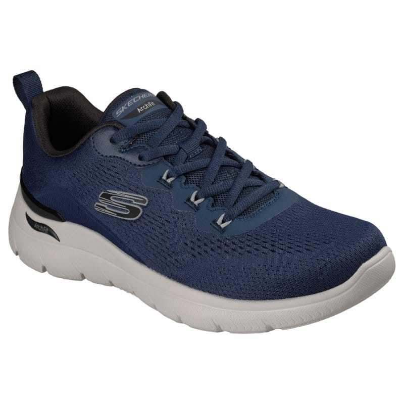 Skechers Men Mens NAVY / 7UK Skechers Mens Navy Lace Up Arch Fit Summits Kravel - 233178