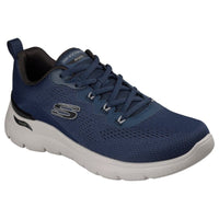 Skechers Men Mens NAVY / 7UK Skechers Mens Navy Lace Up Arch Fit Summits Kravel - 233178