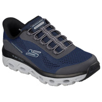 Skechers Men Mens NAVY / 7UK Skechers Mens Navy Slip-ins Glide Step Sole Glover Peak Runner - 237812