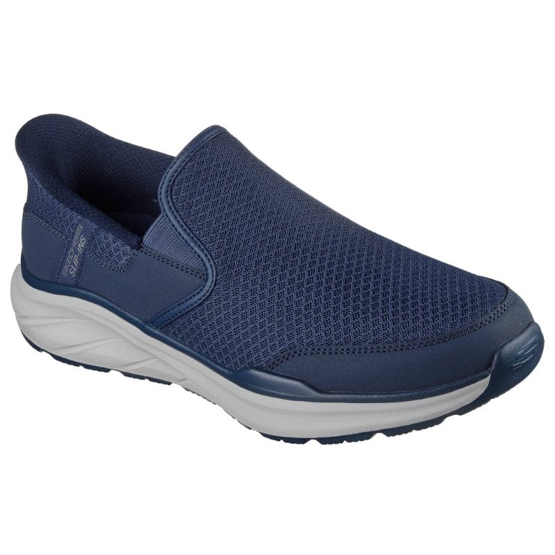 Skechers Men Mens NAVY / 8UK Skechers Mens Navy Slip-ins Relaxed Fit Equalizer 6.0 Stoaver Shoe 233103