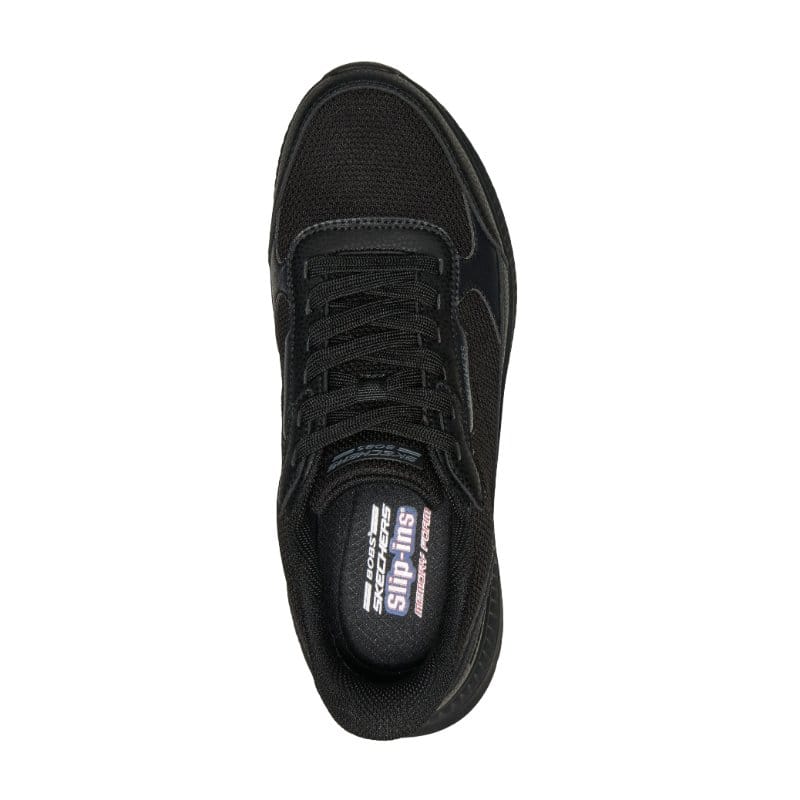 Skechers Men Mens Skechers Mens Black Bobs Squad 4 Crucial Step Kravel Runner - 118416