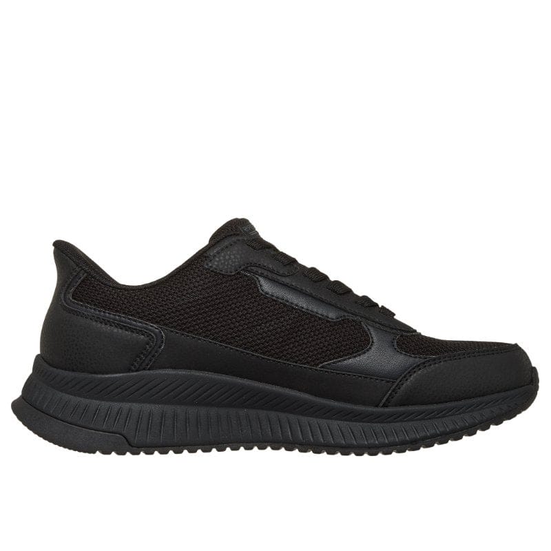 Skechers Men Mens Skechers Mens Black Bobs Squad 4 Crucial Step Kravel Runner - 118416