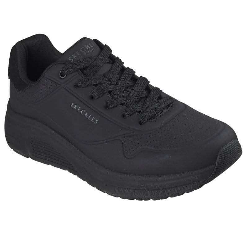 Skechers Men Mens Skechers Mens Black Lace Up Uno Lite 2 Runner - 183530
