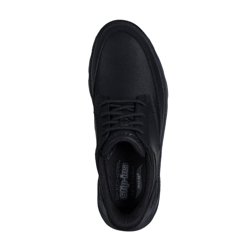 Skechers Men Mens Skechers Mens Black Slip-ins Relaxed Fit Arch Fit Garza Rowan 205517
