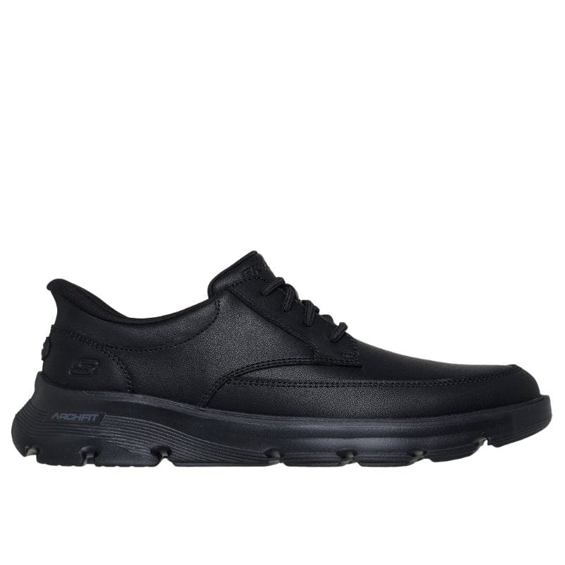 Skechers Men Mens Skechers Mens Black Slip-ins Relaxed Fit Arch Fit Garza Rowan 205517