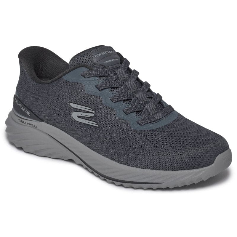 Skechers Men Mens Skechers Mens Black Slip On Arch Fit Bounder 3.0 Reocurrence Runner - 233459