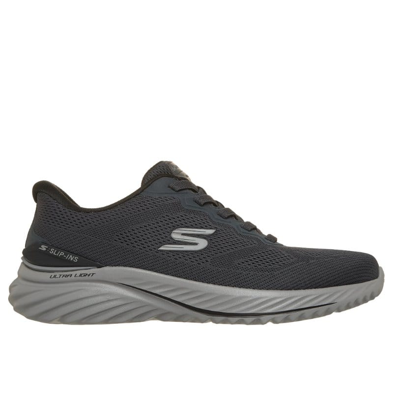 Skechers Men Mens Skechers Mens Black Slip On Arch Fit Bounder 3.0 Reocurrence Runner - 233459