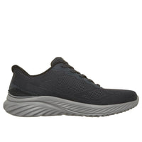 Skechers Men Mens Skechers Mens Black Slip On Arch Fit Bounder 3.0 Reocurrence Runner - 233459