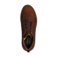 Skechers Men Mens Skechers Mens Brown Delson 3.0 Glavine Shoe 210661