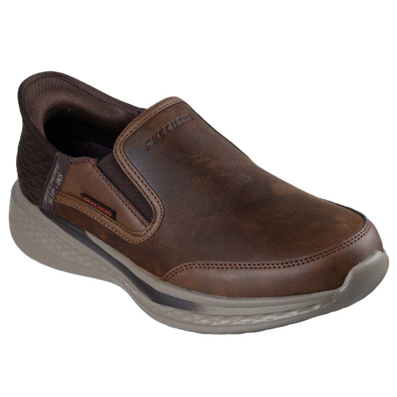 Skechers Men Mens Skechers Mens Brown Slade Cooper Shoe 205237
