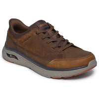 Skechers Men Mens Skechers Mens Brown Slip-ins Relaxed Fit Arch Fit Crosser Emeric Runner - 205656