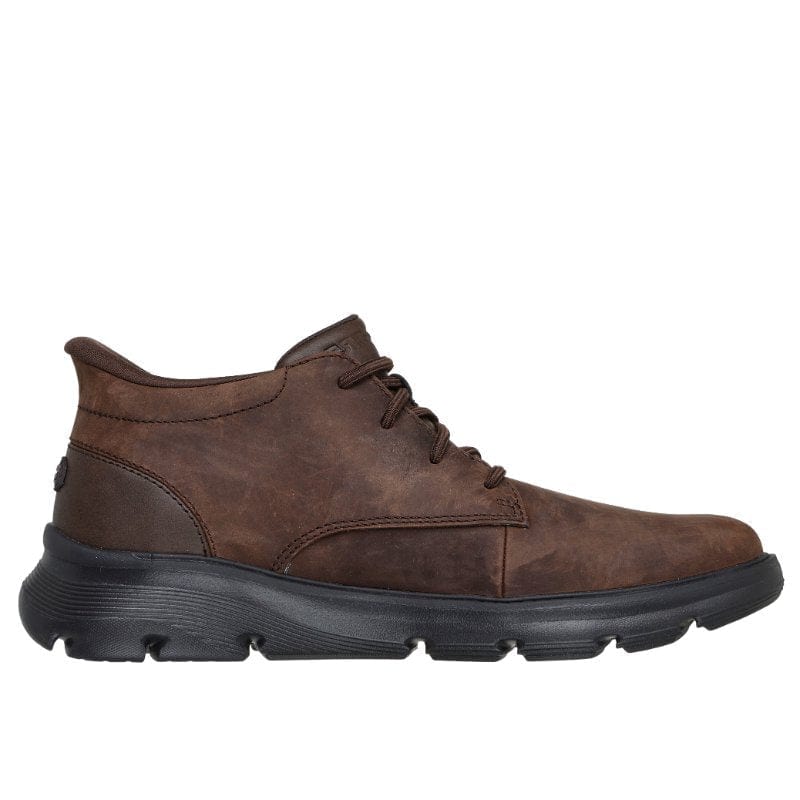 Skechers Men Mens Skechers Mens Brown Slip-ins Relaxed Fit Arch Fit Garza Rowan Shoe 205514