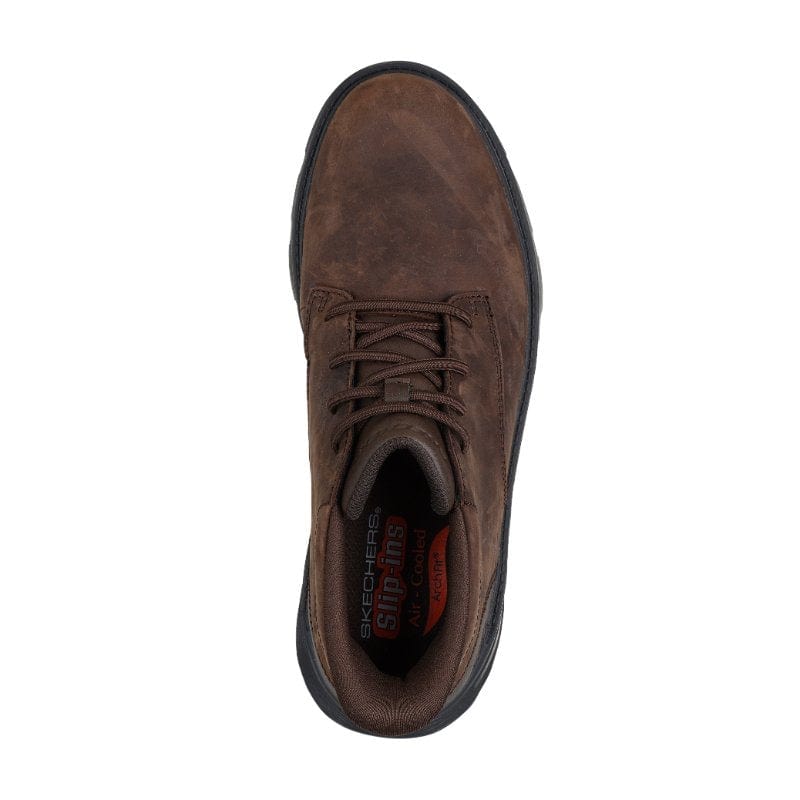 Skechers Men Mens Skechers Mens Brown Slip-ins Relaxed Fit Arch Fit Garza Rowan Shoe 205514