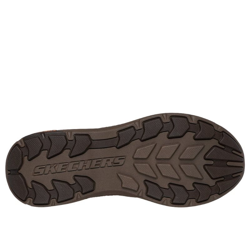 Skechers Men Mens Skechers Mens Brown Slip-ins Relaxed Fit Pollard Osgood Shoe 205334