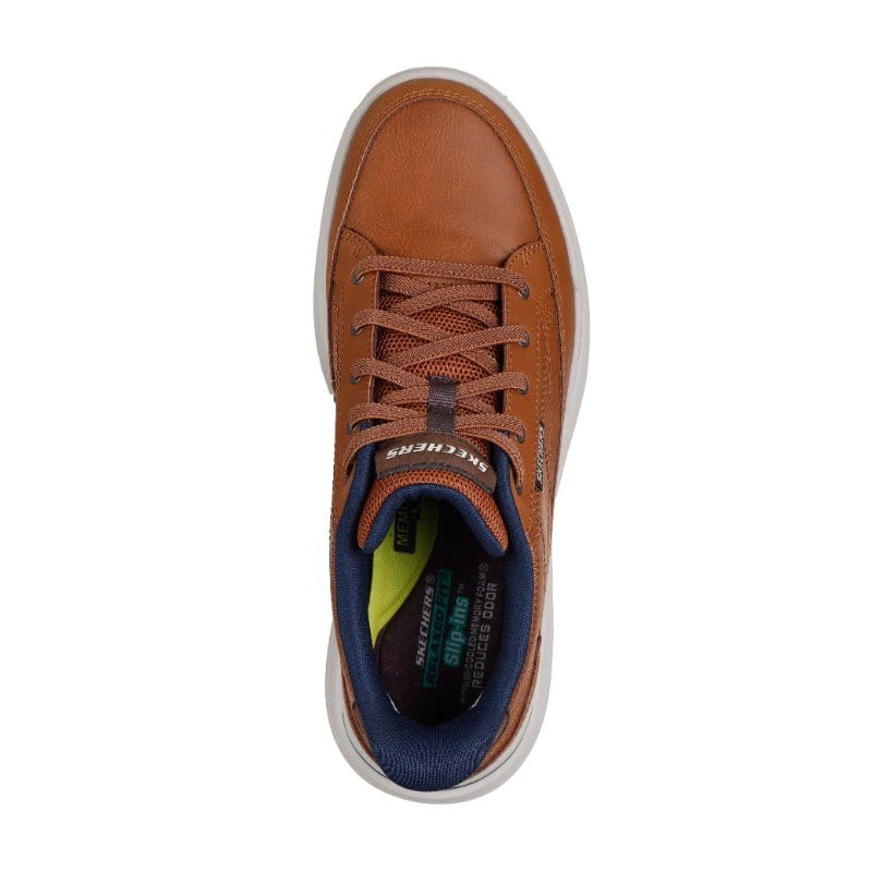Skechers Men Mens Skechers Mens Brown Slip-ins Relaxed Fit Sterling Hansel Shoe 211234