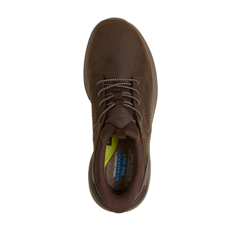 Skechers Men Mens Skechers Mens Brown Slip On Relaxed Fit Slade 2.0 Encore Runner - 211382