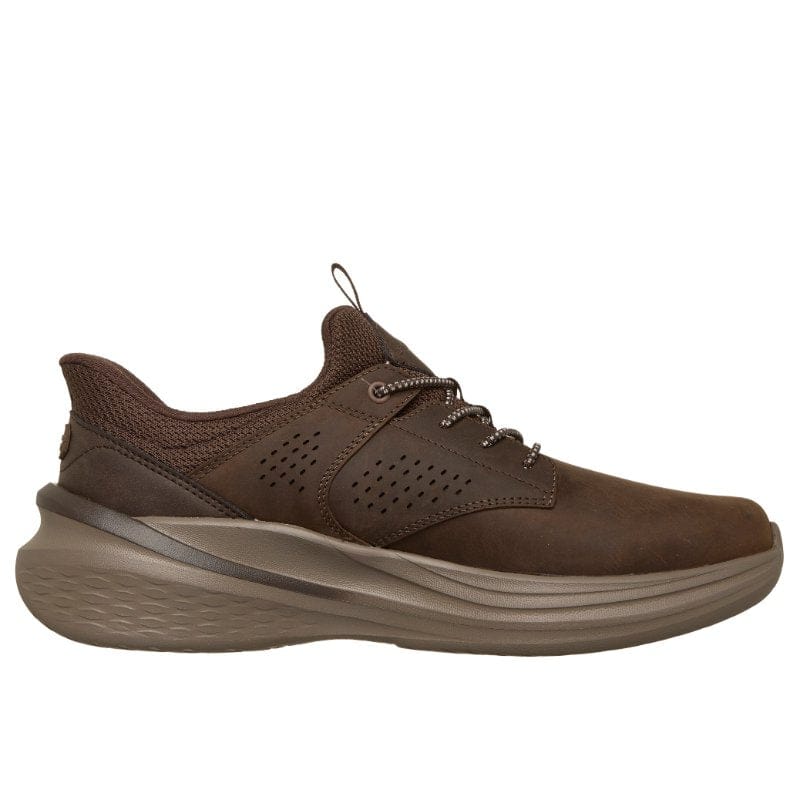 Skechers Men Mens Skechers Mens Brown Slip On Relaxed Fit Slade 2.0 Encore Runner - 211382