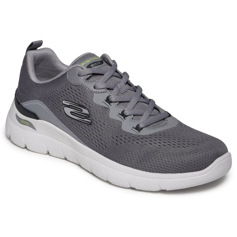 Skechers Men Mens Skechers Mens Grey Lace Up Arch Fit Summits Kravel - 233178