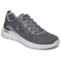 Skechers Men Mens Skechers Mens Grey Lace Up Arch Fit Summits Kravel - 233178