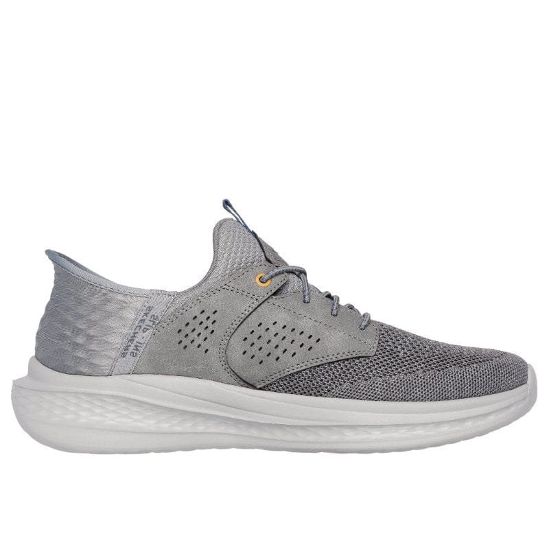 Skechers Men Mens Skechers Mens Grey Slip-ins RF Slade Caster Runner - 210889
