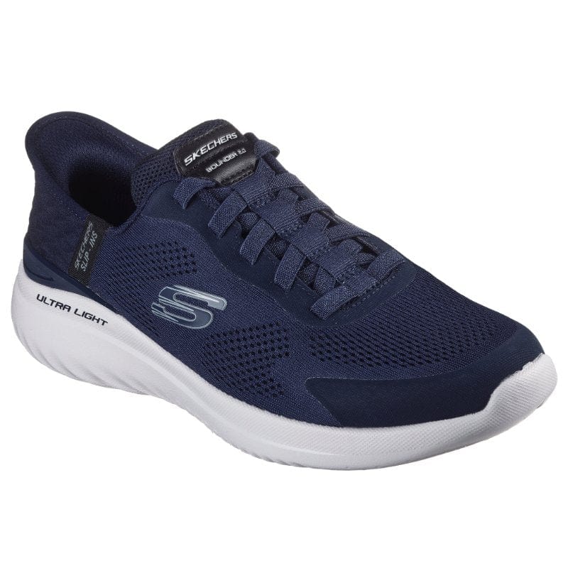 Skechers Men Mens Skechers Mens Navy Bounder 2.0 Emerged Shoe 232459