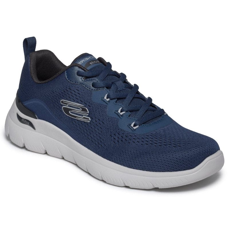 Skechers Men Mens Skechers Mens Navy Lace Up Arch Fit Summits Kravel - 233178