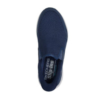 Skechers Men Mens Skechers Mens Navy Slip-ins Relaxed Fit Equalizer 6.0 Stoaver Shoe 233103