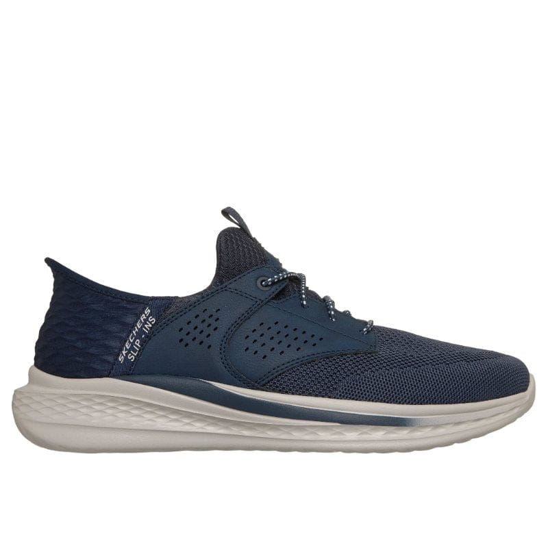 Skechers Men Mens Skechers Mens Navy Slip-ins RF Slade Caster Runner - 210889
