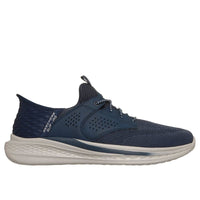 Skechers Men Mens Skechers Mens Navy Slip-ins RF Slade Caster Runner - 210889