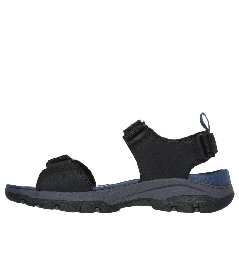 Skechers Mens Skechers Mens Black Strap Sandal Relaxed Fit: Tresmen - RYER 205112