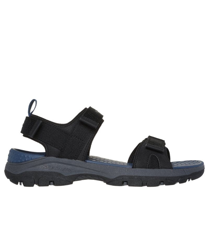 Skechers Mens Skechers Mens Black Strap Sandal Relaxed Fit: Tresmen - RYER 205112