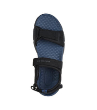 Skechers Mens Skechers Mens Black Strap Sandal Relaxed Fit: Tresmen - RYER 205112