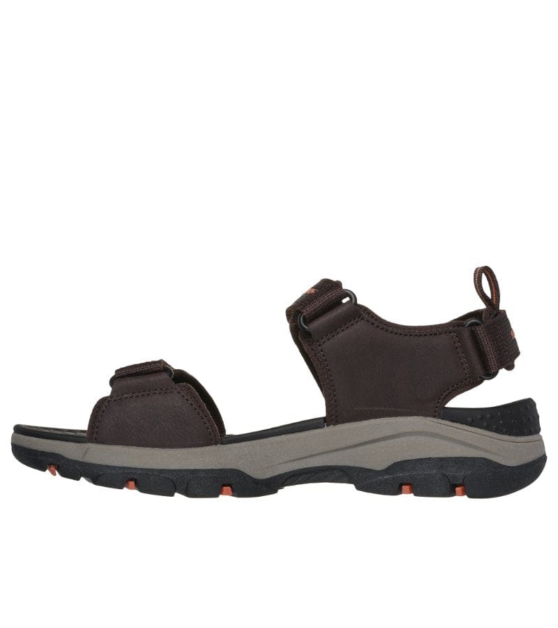 Skechers Mens Skechers Mens Brown Strap Sandal Relaxed Fit: Tresmen - RYER 205112
