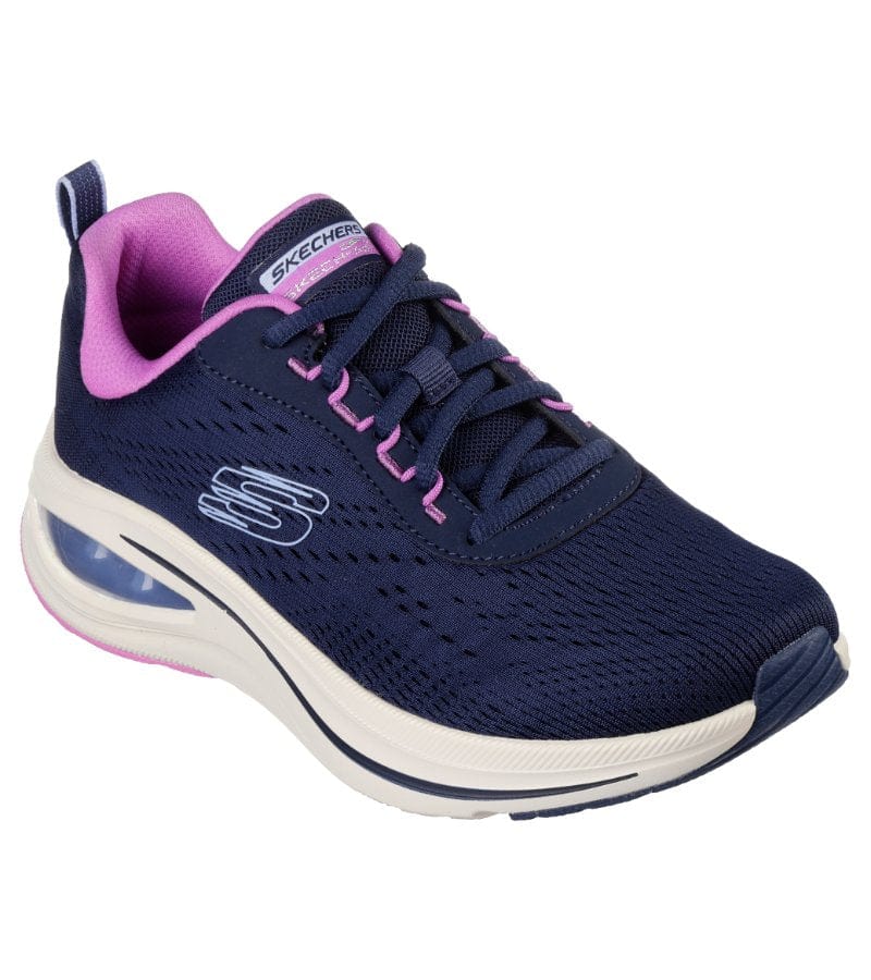 Skechers Womens 3UK / NAVY Skechers Womens Mesh Lace Up Trainer Skech Air Meta - Aired Out 150131