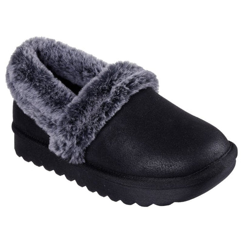 Skechers Womens 4UK / BLACK Skechers Womens Black Cozy Up Slipper 169027