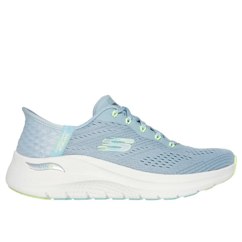 Skechers Womens BLUE / 4UK Skechers Womens Blue Arch Fit 2.0 Easy Chic Shoe 150066
