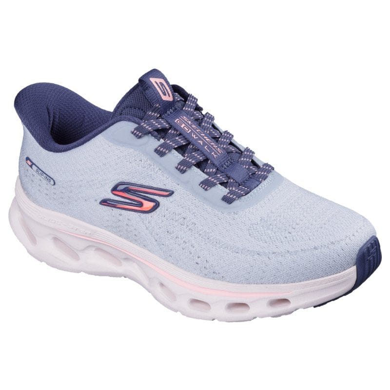 Skechers Womens BLUE / 4UK Skechers Womens Blue Go Walk Glide Step 2.0 Maria Fashion Trainer - 125144