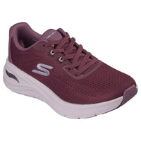 Skechers Womens BURGUNDY / 3UK Skechers Womens Burgundy Arch Fit 3.0 Easy Flow Fashion Trainer - 150884