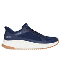 Skechers Womens NAVY / 3UK Skechers Womens Navy Bobs Squad 4 Staple Look Shoe 117624