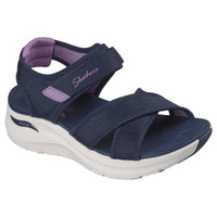 Skechers Womens NAVY / 4UK Skechers Womens Navy Arch Fit 2.0 Flawless Choice Sandal - 164078