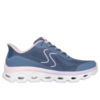 Skechers Womens PINK / 4UK Skechers Womens Pink Glide Step Sole Shoe 180272