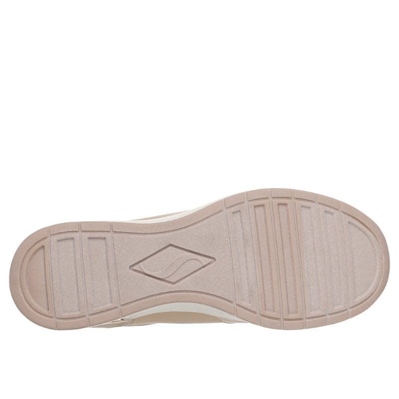 Skechers Womens Skechers Womens Beige Side Zip Billion 2 Side Lines Fashion Trainer - 177341