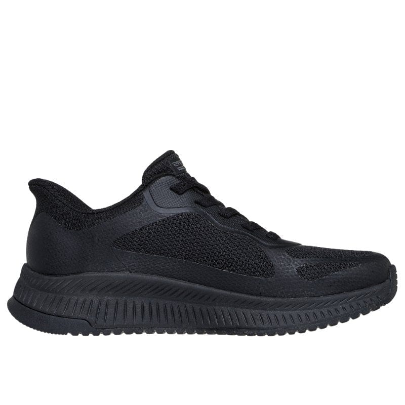 Skechers Womens Skechers Womens Black Bobs Squad 4 Staple Look Fashion Trainer - 117624