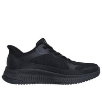 Skechers Womens Skechers Womens Black Bobs Squad 4 Staple Look Fashion Trainer - 117624