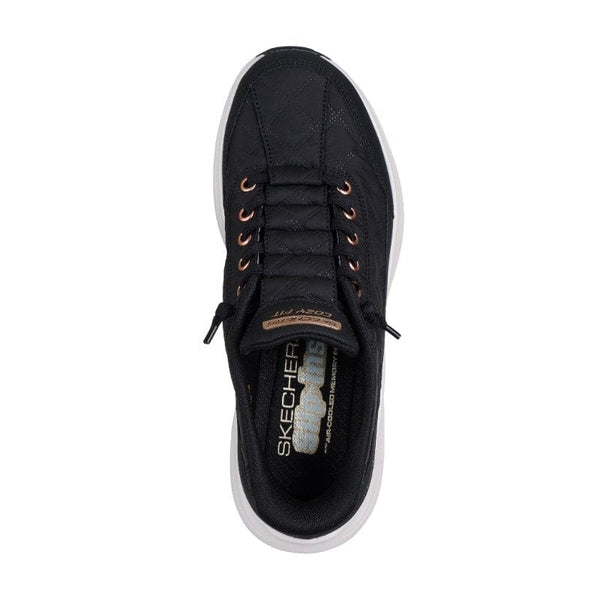Skechers Womens Skechers Womens Black Contour Foam Cozy Fit Golden Hour Fashion Trainer - 150413